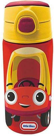 Graffiti Little tikes Kinderflasche Blau Rostfreier Stahl mit Strohhalm Rot 500ml