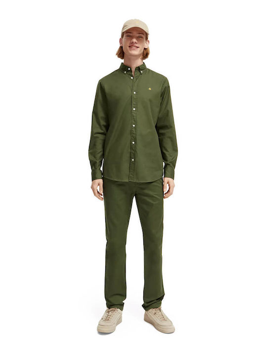 Scotch & Soda Essential Πουκάμισο Πράσινο