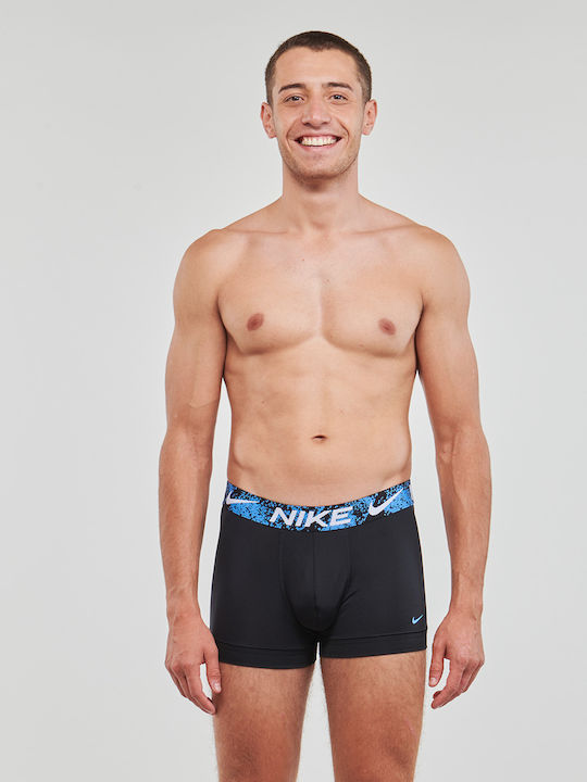 ESSENTIAL MICRO Herren Boxershorts Schwarz 3Packung