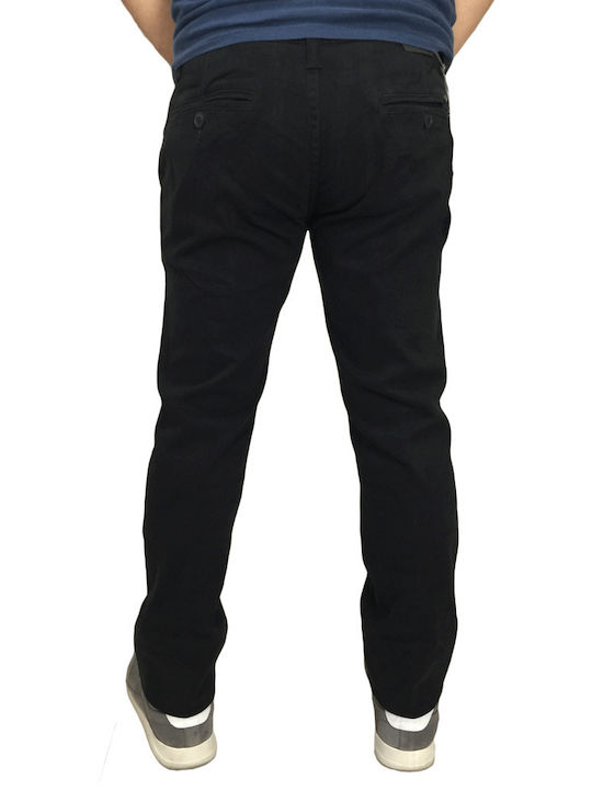 Dsplay Herrenhose Chino Schwarz