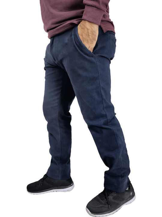 Pantaloni Chino Albastru