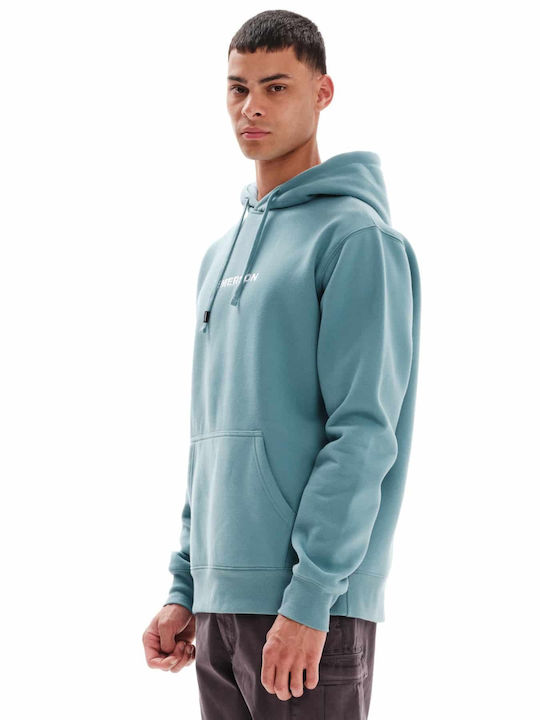 Emerson Men's Sweatshirt with Hood Misty Blue