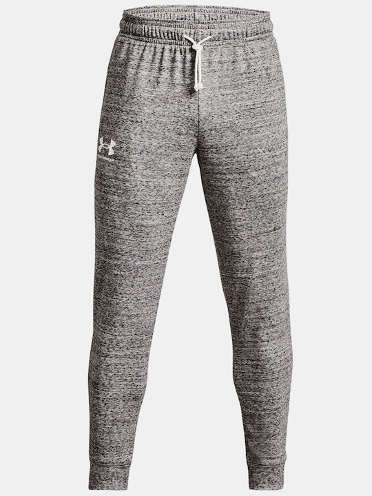 Rival Terry Sweatpants with Elastic Gray
