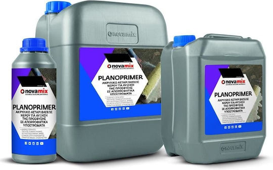 Novamix Planoprimer Primer Synthetic Resin Primer for Improving Adhesion Suitable for Construction Materials 5lt