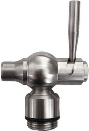 Quattro Effe 101808 Stainless Steel Spout for Oil/Wine Container 1"