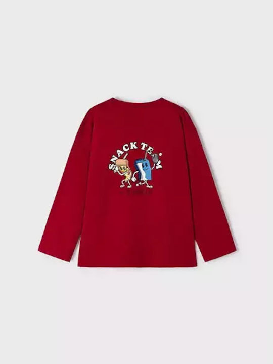 Mayoral Kids Blouse Long Sleeve Red