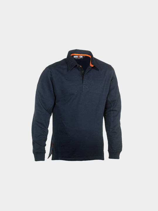 Herock Troja Work Polo Shirt Blue 01134P