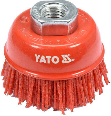 Yato YT-47787 Bohrbürste aus Nylon Glocke für Winkelschleifer 125mm mit M14-Gewinde