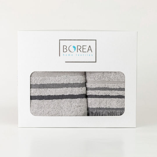 Borea Bath Towel Set 3pcs Jill Beige