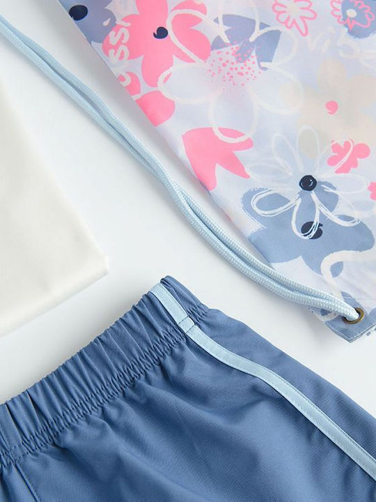 Kids' Set with Shorts Summer 3pcs White