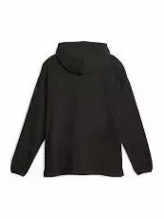 Logo Love Women's Sweatshirt Hooded Black