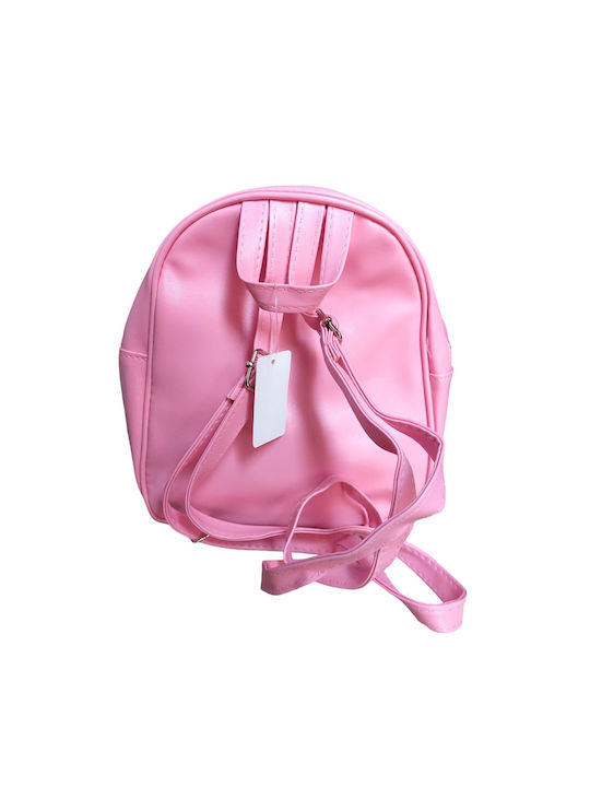 Παιδική Τσάντα Πλάτης Ροζ 23x23εκ.