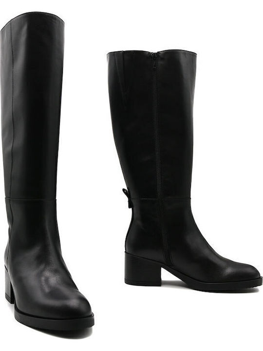 Leather Women's Boots Black