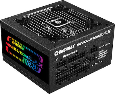 Enermax Revolution D.F. X 1200W Black Computer Power Supply Full Modular 80 Plus Gold