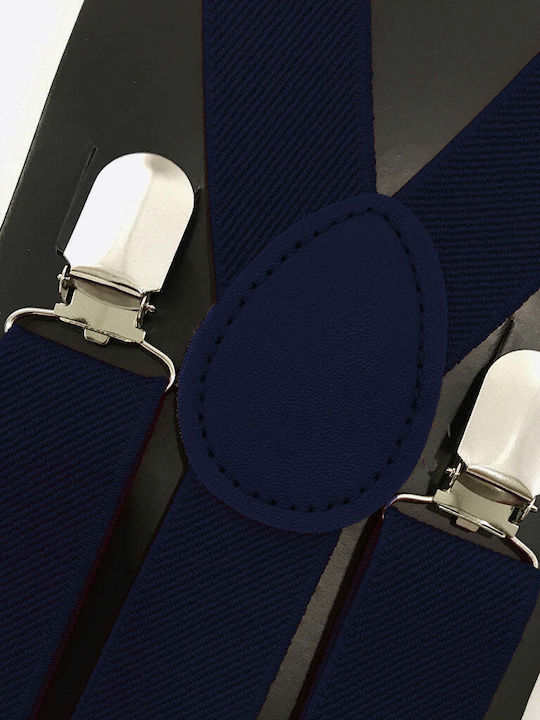 Ustyle Suspenders Monochrome Blue
