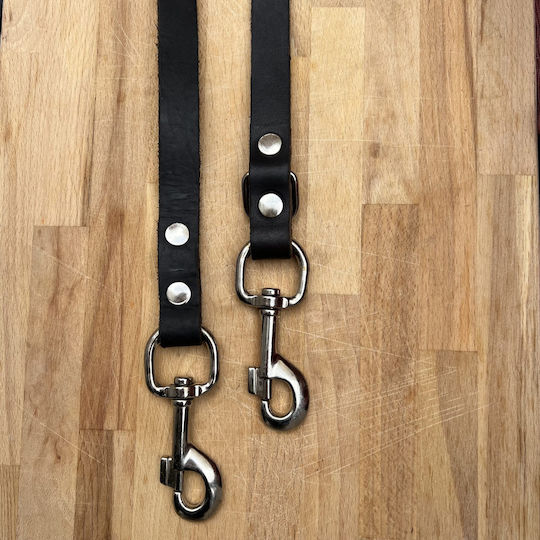 ByLeather Λουρί/Οδηγός Σκύλου Εκπαίδευσης Δερμάτινο σε Καφέ χρώμα