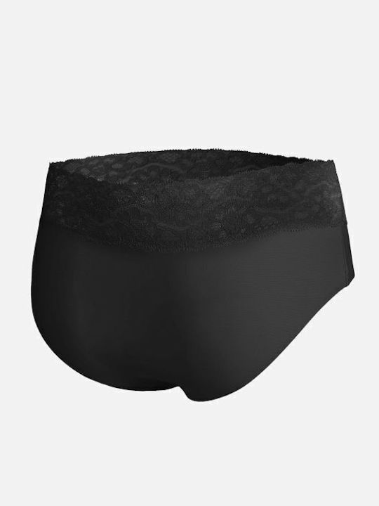 PANTY Дамско Слип Черен