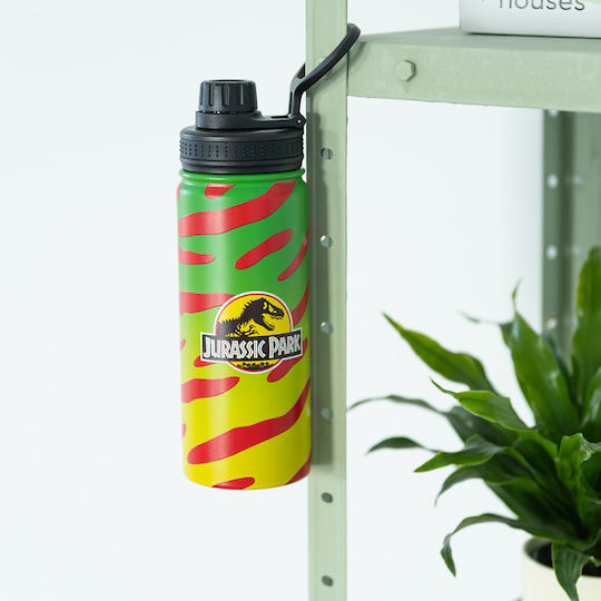 Grupo Erik Kids Water Bottle Dinosaur Aluminium with Screw Cap Non Spill 500ml
