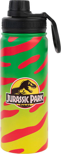 Grupo Erik Kids Water Bottle Dinosaur Aluminium with Screw Cap Non Spill 500ml