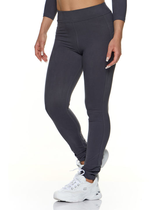 Bodymove Women's Long Training Legging High Waisted Gray