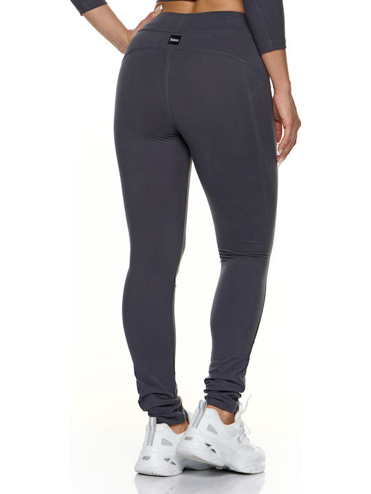 Women's Long Training Legging High Waisted Gray