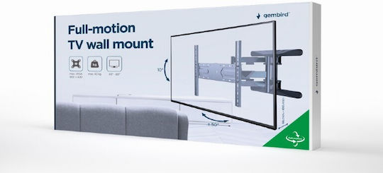 Gembird WM-80ST-01 Wall TV Mount with Arm up to 80" and 50kg