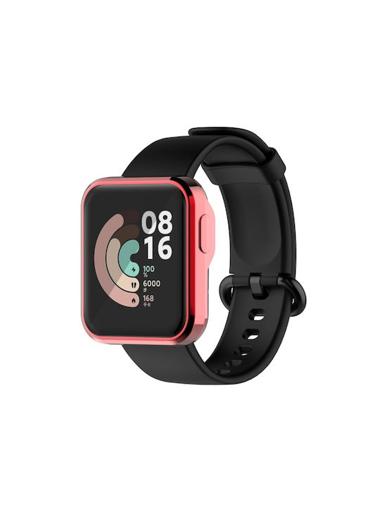cover Silicone Case in Red color for Mi Watch Lite