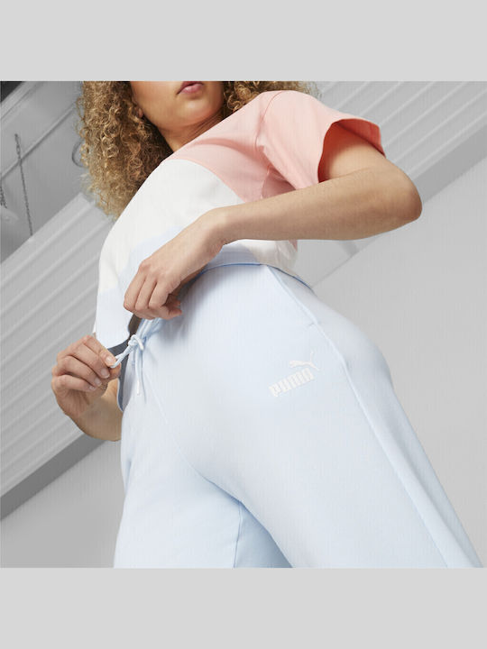 Power Cat Sweatpants Jogger Light Blue