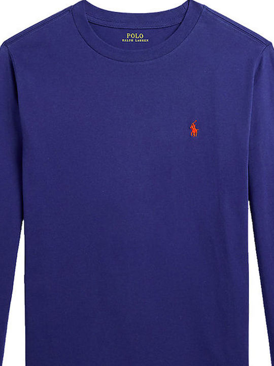 Ralph Lauren Kinderhemd Langarm Blau