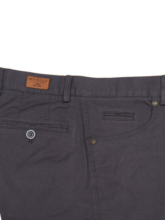 Men's Elastic Grey Trousers