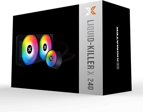 Xigmatek Liquid Killer X 240 Υδρόψυξη AIO CPU με 2 Ανεμιστήρες 120mm και ARGB Φωτισμό