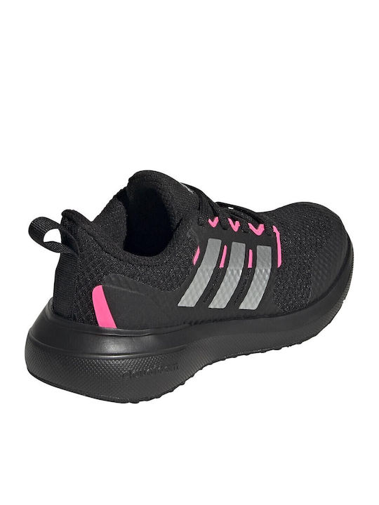 Fortarun FortaRun 2.0 K Wasserdicht Kinder Sportschuhe Laufen mit Schnürsenkeln Schwarz