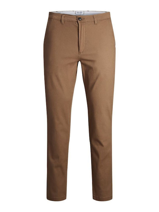 Trousers Chino Elastic in Slim Fit Otter