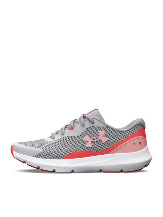 Surge 3 Kids Sports Shoes Running with Laces Gray