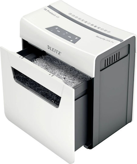 Leitz Aktevernichter IQ Protect 6X Querschnitt 6 Blätter mit Behälter 10Es