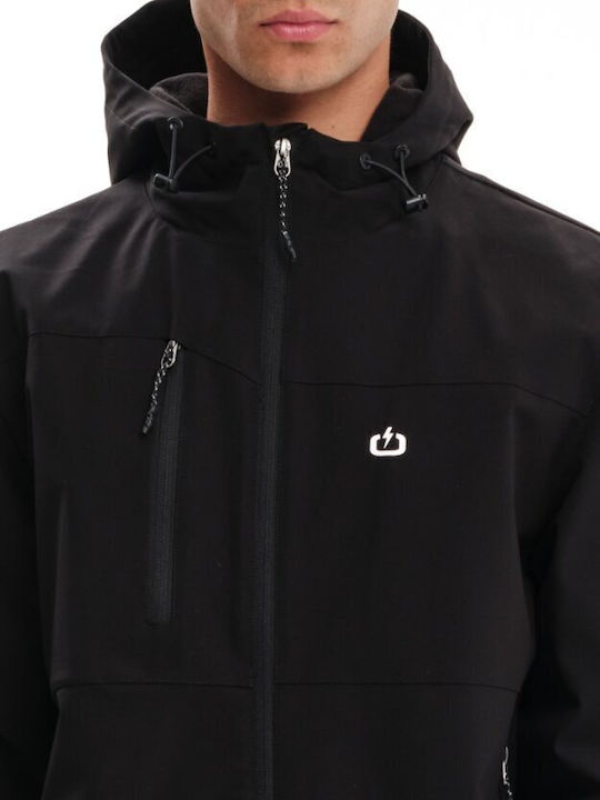 Winter Jacke Bomber Wasserdicht und Winddicht Schwarz