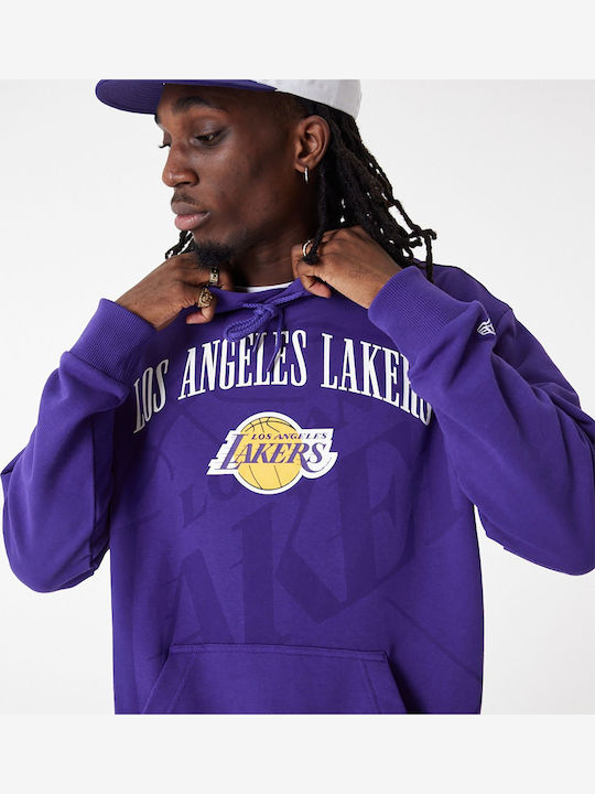 La Lakers Ζακέτα με Κουκούλα Μωβ