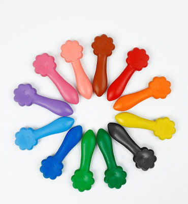 Haku Yoka Smile Crayons Set 12 Colours