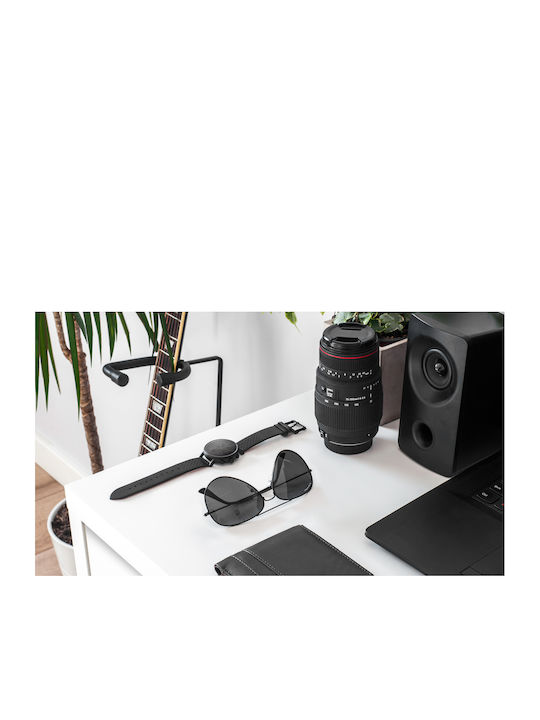 Kruger & Matz Unisex Γυαλιά Ηλίου με Μαύρο Μεταλλικό Σκελετό και Μαύρο Polarized Φακό KM00022