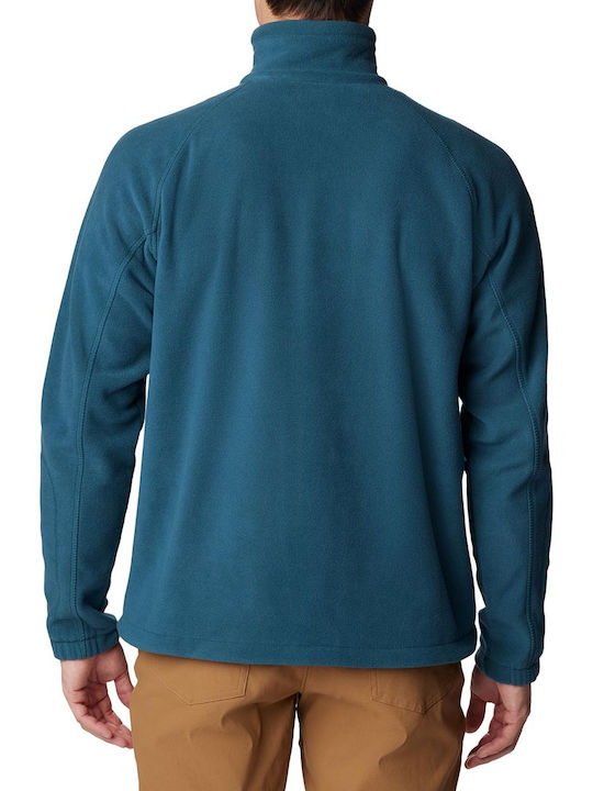 Columbia FAST TREK II FULL Jachetă Fleece pentru Bărbați cu Fermoar Albastru