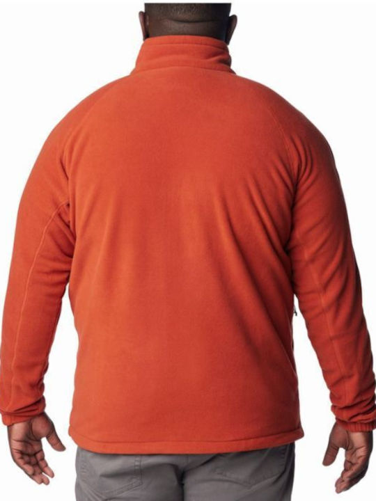 Fast Trek II Men's Fleece Cardigan Red
