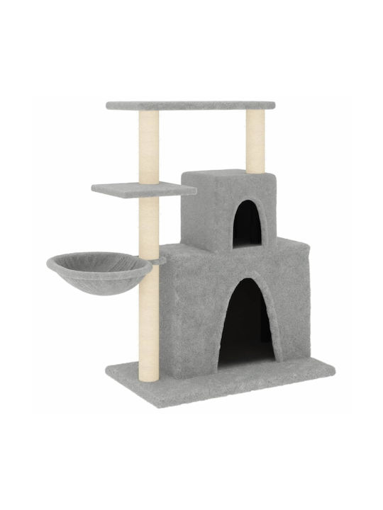 vidaXL Cat Scratching Tree Gray 61x35x83cm