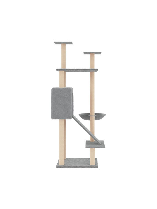 vidaXL Scratching Post Cat Trees Gray 72x66.5x153cm