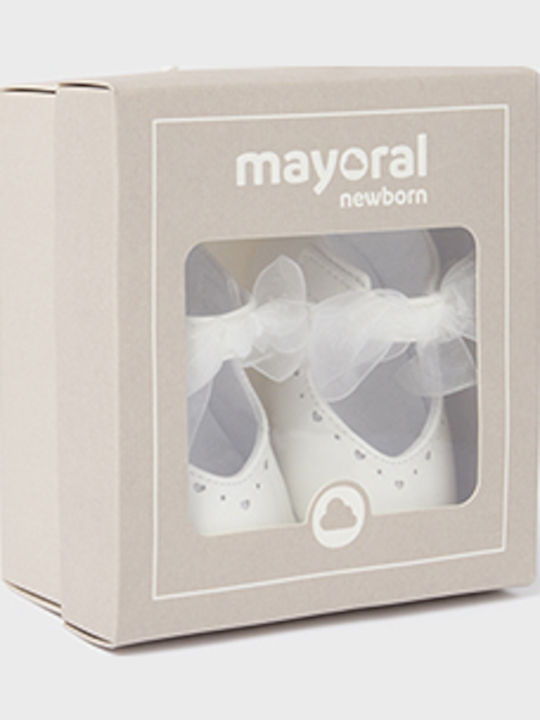 Mayoral Baby Ballerinas White
