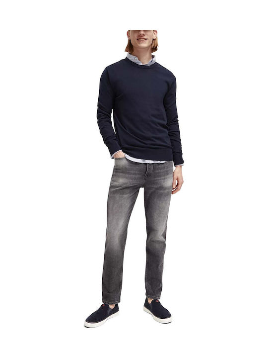 Essentials Men's Jeans Pants With Regular Tapered Fit Black