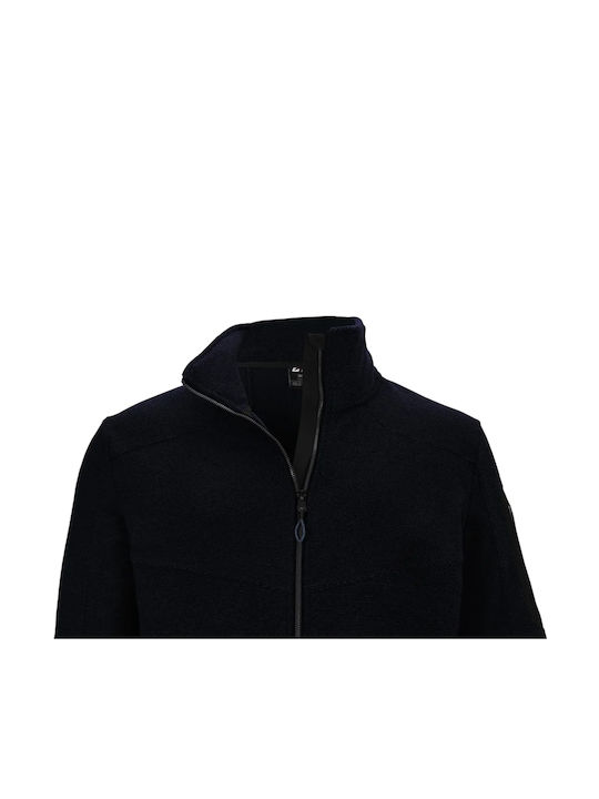 Killtec Men's Fleece Cardigan with Zipper Navy Blue