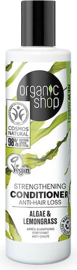Natura Siberica Organic Shop Algae & Pearl Conditioner Against Hair Loss for All Hair Types 280ml