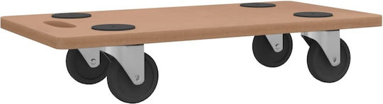 vidaXL Mobile Base for Weight Load up to 250kg Brown