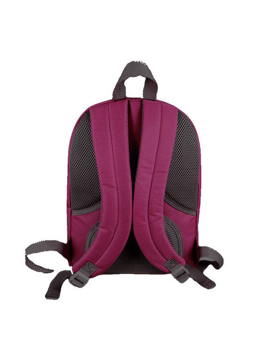 +Efo Duo Schulranzen Rucksack Junior High-High School mit Flaschenhalter Rote 30lt 31 x 20 x 41cm