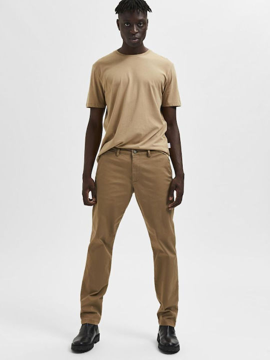 Men's Trousers Chinos Elastic Slim Fit Ermine